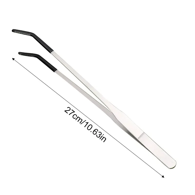 Bent Tip Tweezers Set 5